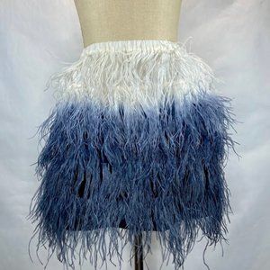ZARA Hombre Ostrich Feather Skirt